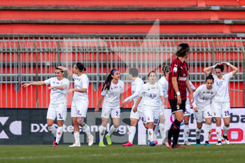 2020-02-08 - Alia Guagni (Fiorentina Women's) esultanza gol - MILAN VS FIORENTINA WOMEN'S - WOMEN ITALIAN CUP - SOCCER