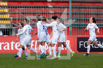 2020-02-08 - Tatiana Bonetti (Fiorentina Women's) esultanza gol - MILAN VS FIORENTINA WOMEN'S - WOMEN ITALIAN CUP - SOCCER