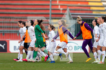 2020-02-08 - Fiorentina esultanza fine partita - MILAN VS FIORENTINA WOMEN'S - WOMEN ITALIAN CUP - SOCCER