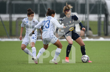 2021-02-13 - Melissa Bellucci (Empoli), Barbara Bonansea (Juventus) - JUVENTUS VS EMPOLI LADIES - WOMEN ITALIAN CUP - SOCCER