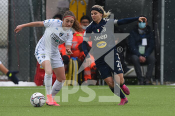 2021-02-13 - Benedetta Glionna (Empoli), Tuija Hyyrynen (Juventus) - JUVENTUS VS EMPOLI LADIES - WOMEN ITALIAN CUP - SOCCER
