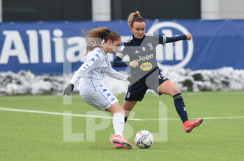 2021-02-13 - Benedetta Glionna (Empoli), Barbara Bonansea (Juventus) - JUVENTUS VS EMPOLI LADIES - WOMEN ITALIAN CUP - SOCCER