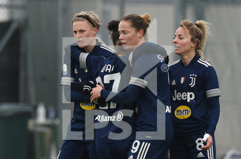 2021-02-13 - Andrea Stašková (Juventus) , celebrates after scoring a goal - JUVENTUS VS EMPOLI LADIES - WOMEN ITALIAN CUP - SOCCER