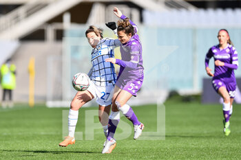 2021-02-14 - Stefania Tarenzi (Inter) and Alice Tortelli (Fiorentina Femminile) - ACF FIORENTINA FEMMINILE VS FC INTERNAZIONALE  - WOMEN ITALIAN CUP - SOCCER