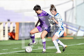 2021-02-14 - Sara Baldi (Fiorentina Femminile) and Anna Catelli (Inter) - ACF FIORENTINA FEMMINILE VS FC INTERNAZIONALE  - WOMEN ITALIAN CUP - SOCCER