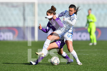 2021-02-14 - Yoreli Rincon (Inter) and Tessel Middag (Fiorentina Femminile) - ACF FIORENTINA FEMMINILE VS FC INTERNAZIONALE  - WOMEN ITALIAN CUP - SOCCER