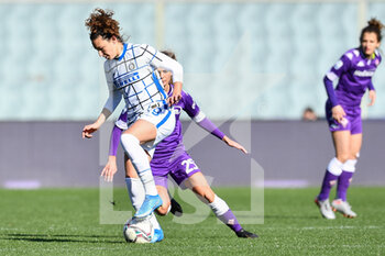 2021-02-14 - Ilaria Mauro (Inter) and Frederikke Thogersen (Fiorentina Femminile) - ACF FIORENTINA FEMMINILE VS FC INTERNAZIONALE  - WOMEN ITALIAN CUP - SOCCER