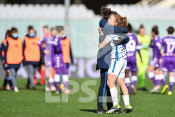 2021-02-14 - Beatrice Merlo (Inter) celebrates the conquest of the semifinal - ACF FIORENTINA FEMMINILE VS FC INTERNAZIONALE  - WOMEN ITALIAN CUP - SOCCER