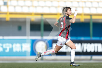 2021-03-14 - Valentina Giacinti (AC Milan) esulta dopo aver segnato il gol - FC INTERNAZIONALE VS AC MILAN - WOMEN ITALIAN CUP - SOCCER