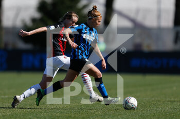 2021-03-14 - Beatrice Merlo (FC Internazionale) e Christy Grimshaw (AC Milan) - FC INTERNAZIONALE VS AC MILAN - WOMEN ITALIAN CUP - SOCCER