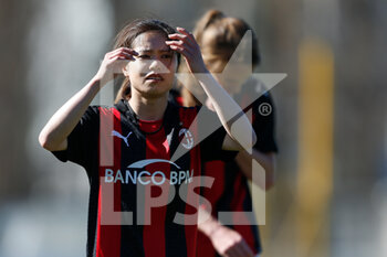 2021-03-14 - Yui Hasegawa (AC Milan) lascia il campo dopo la sconfitta - FC INTERNAZIONALE VS AC MILAN - WOMEN ITALIAN CUP - SOCCER