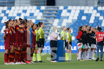 2021-05-30 - Casa di Lego sings the national anthem before the final - FINALE - MILAN VS ROMA - WOMEN ITALIAN CUP - SOCCER