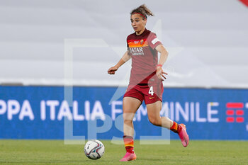 2021-05-30 - Angelica Soffia (AS Roma) in action - FINALE - MILAN VS ROMA - WOMEN ITALIAN CUP - SOCCER