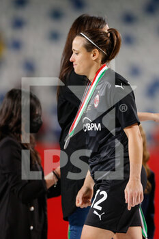 2021-05-30 - Maria Korenciova (AC Milan) with the 2nd place medal - FINALE - MILAN VS ROMA - WOMEN ITALIAN CUP - SOCCER