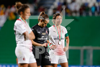 2021-05-30 - Valentina Giacinti (AC Milan) in tears after suffering a loss in the final - FINALE - MILAN VS ROMA - WOMEN ITALIAN CUP - SOCCER