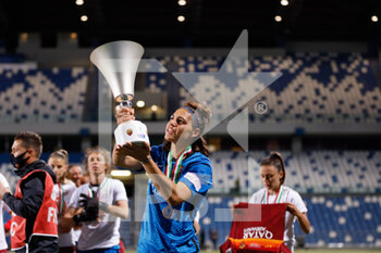 2021-05-30 - Rachele Baldi (AS Roma) celebrates after winning the Coppa Italia - FINALE - MILAN VS ROMA - WOMEN ITALIAN CUP - SOCCER