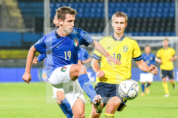 2020-11-18 - Marco Sala (Italia) e Benjamin Nygren (Svezia) - QUALIFICAZIONI EUROPEI - ITALIA U21 VS SVEZIA - UEFA EUROPEAN - SOCCER