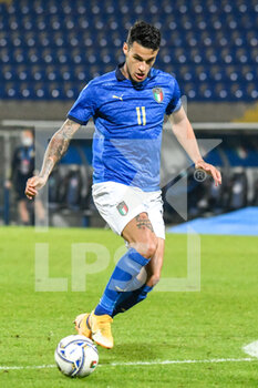 2020-11-18 - Gianluca Scamacca (Italia) - QUALIFICAZIONI EUROPEI - ITALIA U21 VS SVEZIA - UEFA EUROPEAN - SOCCER