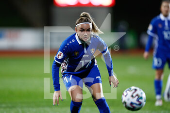 2020-11-27 - Nadejda Colesnicenco of Moldova during the UEFA Women's Euro 2022, Qualifying Group D football match between Spain and Moldova on november 27, 2020 at Ciudad del Futbol in Las Rozas, Madrid, Spain - Photo Oscar J Barroso / Spain DPPI / DPPI - UEFA WOMEN'S EURO 2022, QUALIFYING - SPAIN AND MOLDOVA - UEFA EUROPEAN - SOCCER