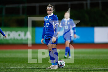 2020-11-27 - Nadejda Colesnicenco of Moldova during the UEFA Women's Euro 2022, Qualifying Group D football match between Spain and Moldova on november 27, 2020 at Ciudad del Futbol in Las Rozas, Madrid, Spain - Photo Oscar J Barroso / Spain DPPI / DPPI - UEFA WOMEN'S EURO 2022, QUALIFYING - SPAIN AND MOLDOVA - UEFA EUROPEAN - SOCCER