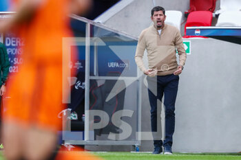 2021-05-31 - Coach Erwin van de Looi of Netherlands U21 during the 2021 UEFA European Under-21 Championship, Quarter-Finals football match between Netherlands U21 and France U21 on May 31, 2021 at Boszik Arena in Budapest, Hungary - Photo Istvan Derencsenyi / Orange Pictures / DPPI - 2021 UEFA EUROPEAN UNDER-21 CHAMPIONSHIP, QUARTER-FINALS - NETHERLANDS U21 VS FRANCE U21 - UEFA EUROPEAN - SOCCER