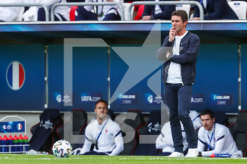 2021-05-31 - Coach Sylvain Ripoll of France U21 during the 2021 UEFA European Under-21 Championship, Quarter-Finals football match between Netherlands U21 and France U21 on May 31, 2021 at Boszik Arena in Budapest, Hungary - Photo Istvan Derencsenyi / Orange Pictures / DPPI - 2021 UEFA EUROPEAN UNDER-21 CHAMPIONSHIP, QUARTER-FINALS - NETHERLANDS U21 VS FRANCE U21 - UEFA EUROPEAN - SOCCER