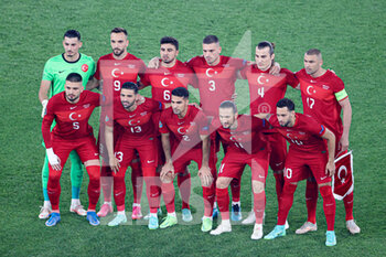 2021-06-11 - Team of Turkey before the UEFA Euro 2020, Group A, football match between Turkey and Italy on June 11, 2021 at Stadio Olimpico in Rome, Italy - Photo Orange Pictures / DPPI - UEFA EURO 2020, GROUP A, FOOTBALL MATCH - TURKEY VS ITALY - UEFA EUROPEAN - SOCCER