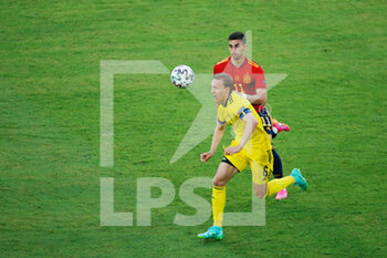 2021-06-14 - Ludwig Augustinsson of Sweden and Ferran Torres of Spain during the UEFA EURO 2020, Group E football match between Spain and Sweden on June 14, 2021 at La Cartuja stadium in Seville, Spain - Photo Joaquin Corchero / Spain DPPI / DPPI - UEFA EURO 2020, GROUP E - SPAIN VS SWEDEN - UEFA EUROPEAN - SOCCER