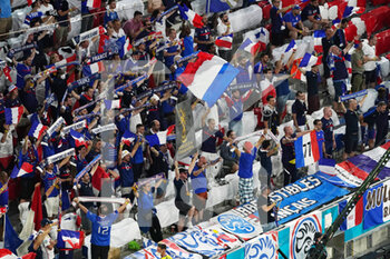 2021-06-15 - French fans during the UEFA Euro 2020, Group F football match between France and Germany on June 15, 2021 at Allianz Arena in Munich, Germany - Photo Andre Weening / Orange Pictures / DPPI - UEFA EURO 2020, GROUP F - FRANCE VS GERMANY - UEFA EUROPEAN - SOCCER
