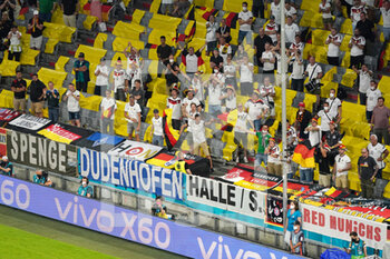2021-06-15 - German fans during the UEFA Euro 2020, Group F football match between France and Germany on June 15, 2021 at Allianz Arena in Munich, Germany - Photo Andre Weening / Orange Pictures / DPPI - UEFA EURO 2020, GROUP F - FRANCE VS GERMANY - UEFA EUROPEAN - SOCCER