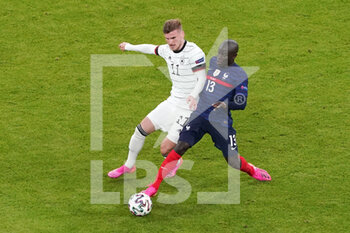2021-06-15 - Timo Werner of Germany, Ngolo Kante of France during the UEFA Euro 2020, Group F football match between France and Germany on June 15, 2021 at Allianz Arena in Munich, Germany - Photo Andre Weening / Orange Pictures / DPPI - UEFA EURO 2020, GROUP F - FRANCE VS GERMANY - UEFA EUROPEAN - SOCCER