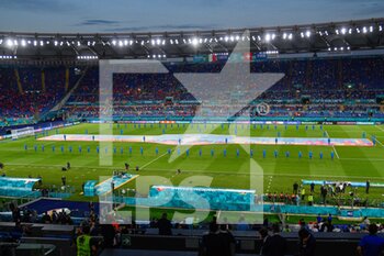 2021-06-16 - choreography before the game during the UEFA Euro 2020 Group A - Italy vs Switzerland at the Olimpic Stadium in Rome. - UEFA EURO 2020 GROUP A - ITALY VS SWITZERLAND - UEFA EUROPEAN - SOCCER
