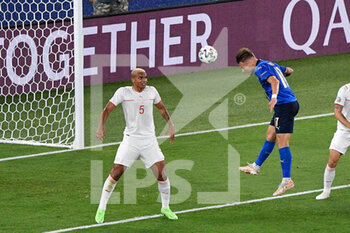 2021-06-16 - the opportunity of Ciro Immobile of Italy seen in action during the UEFA Euro 2020 Group A - Italy vs Switzerland at the Olimpic Stadium in Rome. - UEFA EURO 2020 GROUP A - ITALY VS SWITZERLAND - UEFA EUROPEAN - SOCCER