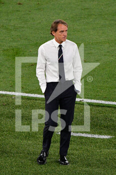2021-06-16 - Roberto Mancini coach of Italy during the UEFA Euro 2020 Group A - Italy vs Switzerland at the Olimpic Stadium in Rome. - UEFA EURO 2020 GROUP A - ITALY VS SWITZERLAND - UEFA EUROPEAN - SOCCER