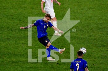2021-06-16 - Ciro Immobile of Italy goal 3-0 seen in action during the UEFA Euro 2020 Group A - Italy vs Switzerland at the Olimpic Stadium in Rome. - UEFA EURO 2020 GROUP A - ITALY VS SWITZERLAND - UEFA EUROPEAN - SOCCER