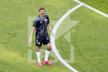 2021-06-19 - Thomas Muller of Germany warms up during the UEFA Euro 2020, Group F football match between Portugal and Germany on June 19, 2021 at Allianz Arena in Munich, Germany - Photo Andre Weening / Orange Pictures / DPPI - UEFA EURO 2020, GROUP F - PORTUGAL VS GERMANY - UEFA EUROPEAN - SOCCER