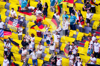 2021-06-19 - Supporters of Germany during the UEFA Euro 2020, Group F football match between Portugal and Germany on June 19, 2021 at Allianz Arena in Munich, Germany - Photo Andre Weening / Orange Pictures / DPPI - UEFA EURO 2020, GROUP F - PORTUGAL VS GERMANY - UEFA EUROPEAN - SOCCER