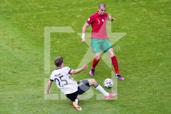 2021-06-19 - Thomas Muller of Germany, Pepe of Portugal during the UEFA Euro 2020, Group F football match between Portugal and Germany on June 19, 2021 at Allianz Arena in Munich, Germany - Photo Andre Weening / Orange Pictures / DPPI - UEFA EURO 2020, GROUP F - PORTUGAL VS GERMANY - UEFA EUROPEAN - SOCCER