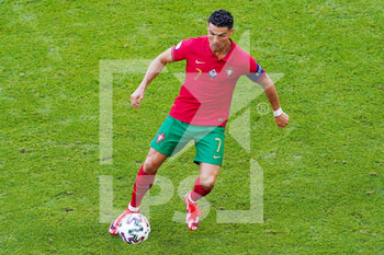 2021-06-19 - Cristiano Ronaldo of Portugal during the UEFA Euro 2020, Group F football match between Portugal and Germany on June 19, 2021 at Allianz Arena in Munich, Germany - Photo Andre Weening / Orange Pictures / DPPI - UEFA EURO 2020, GROUP F - PORTUGAL VS GERMANY - UEFA EUROPEAN - SOCCER
