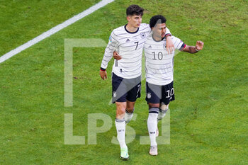 2021-06-19 - Kai Havertz of Germany celebrates after scoring his sides third goal with Serge Gnabry during the UEFA Euro 2020, Group F football match between Portugal and Germany on June 19, 2021 at Allianz Arena in Munich, Germany - Photo Andre Weening / Orange Pictures / DPPI - UEFA EURO 2020, GROUP F - PORTUGAL VS GERMANY - UEFA EUROPEAN - SOCCER