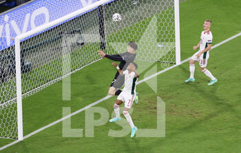 2021-06-23 - Kai Havertz of Germany scores the 1-1 goal, Loic Nego of Hungary during the UEFA Euro 2020, Group F football match between Germany and Hungary on June 23, 2021 at Allianz Arena in Munich, Germany - Photo Jurgen Fromme / firo Sportphoto / DPPI - UEFA EURO 2020, GROUP F - GERMANY AND HUNGARY - UEFA EUROPEAN - SOCCER