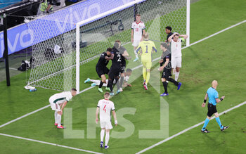 2021-06-23 - Kai Havertz of Germany celebrates the 1-1 goal with teammates during the UEFA Euro 2020, Group F football match between Germany and Hungary on June 23, 2021 at Allianz Arena in Munich, Germany - Photo Jurgen Fromme / firo Sportphoto / DPPI - UEFA EURO 2020, GROUP F - GERMANY AND HUNGARY - UEFA EUROPEAN - SOCCER