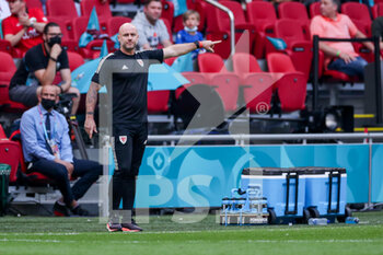 2021-06-26 - Coach Rob Page of Wales during the UEFA Euro 2020, round of 16 football match between Wales and Denmark on June 26, 2021 at the Johan Cruijff ArenA in Amsterdam, Netherlands - Photo Marcel ter Bals / Orange Pictures / DPPI - UEFA EURO 2020, ROUND OF 16 - WALES AND DENMARK - UEFA EUROPEAN - SOCCER