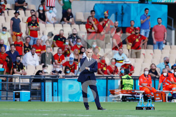 2021-06-27 - Roberto Martinez, head coach of Belgium during the UEFA EURO 2020, Round of 16 football match between Belgium and Portugal on June 27, 2021 at La Cartuja stadium in Seville, Spain - Photo Joaquin Corchero / Spain DPPI / DPPI - UEFA EURO 2020, ROUND OF 16 - BELGIUM VS PORTUGAL - UEFA EUROPEAN - SOCCER