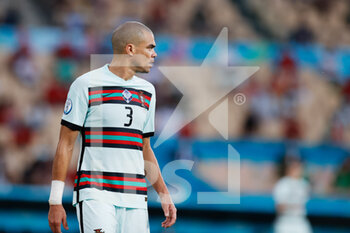 2021-06-27 - Pepe of Portugal during the UEFA EURO 2020, Round of 16 football match between Belgium and Portugal on June 27, 2021 at La Cartuja stadium in Seville, Spain - Photo Joaquin Corchero / Spain DPPI / DPPI - UEFA EURO 2020, ROUND OF 16 - BELGIUM VS PORTUGAL - UEFA EUROPEAN - SOCCER