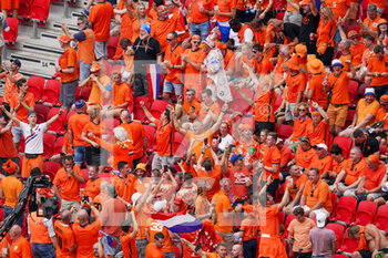 2021-06-27 - Netherlands supporters prior to the UEFA Euro 2020, Round of 16 football match between Netherlands and Czech Republic on June 27, 2021 at Puskas Arena in Budapest, Hungary - Photo Andre Weening / Orange Pictures / DPPI - UEFA EURO 2020, ROUND OF 16 - NETHERLANDS VS CZECH REPUBLIC - UEFA EUROPEAN - SOCCER