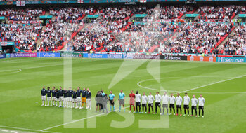 2021-06-29 - Teams before the UEFA Euro 2020, round of 16 football match between England and Germany on June 29, 2021 at Wembley stadium in London, England - Photo Jurgen Fromme / firo Sportphoto / DPPI - UEFA EURO 2020, ROUND OF 16 - ENGLAND VS GERMANY - UEFA EUROPEAN - SOCCER