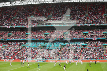 2021-06-29 - General view during the UEFA Euro 2020, round of 16 football match between England and Germany on June 29, 2021 at Wembley stadium in London, England - Photo Jurgen Fromme / firo Sportphoto / DPPI - UEFA EURO 2020, ROUND OF 16 - ENGLAND VS GERMANY - UEFA EUROPEAN - SOCCER