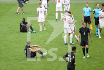 2021-06-29 - Germany players look dejected at the final whistle during the UEFA Euro 2020, round of 16 football match between England and Germany on June 29, 2021 at Wembley stadium in London, England - Photo Jurgen Fromme / firo Sportphoto / DPPI - UEFA EURO 2020, ROUND OF 16 - ENGLAND VS GERMANY - UEFA EUROPEAN - SOCCER