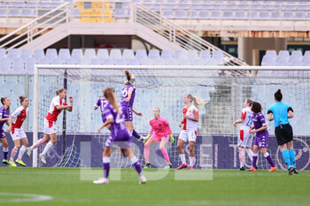 2020-12-10 - gol of Louise Quinn (Fiorentina Femminile) - FIORENTINA FEMMINILE VS SLAVIA PRAGA - UEFA CHAMPIONS LEAGUE WOMEN - SOCCER